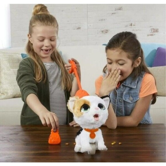Hasbro Kids FurReal Poopalots Interactive Kitty Toy 4+ Age Fun Gift Children - Picture 3 of 5